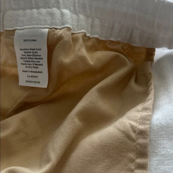 Talbots linen White Pants - Picture 10 of 14